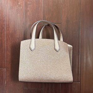 Kate Spade Gold Glitter Tote Bag